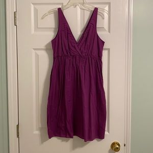 Double V dress. No lining.